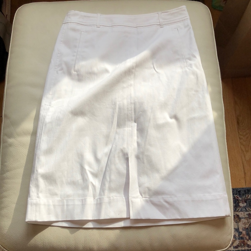 Talbots white summer skirt